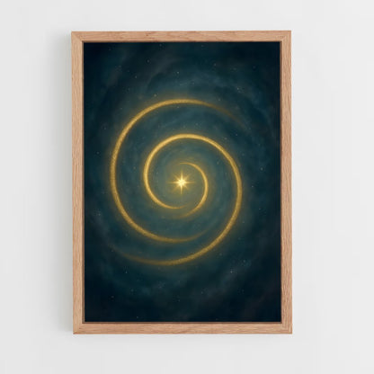 ap-sacred spiral-1 cadre Bois clair