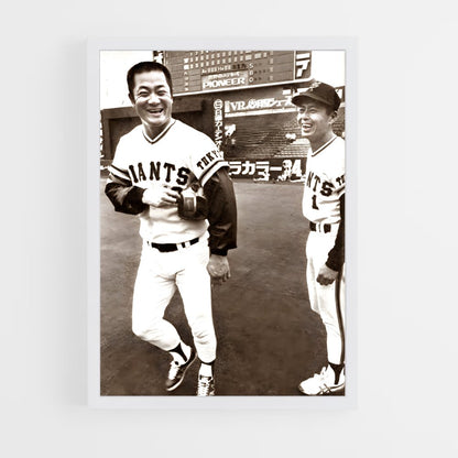 ap-sadaharu oh-3 cadre Blanc