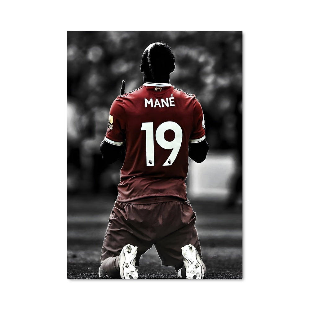 Poster Sadio en Réflexion