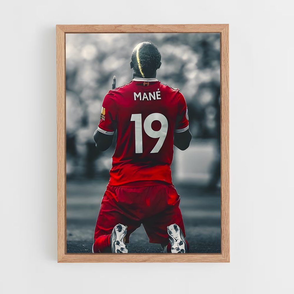 ap-sadio mane-11 cadre Bois clair