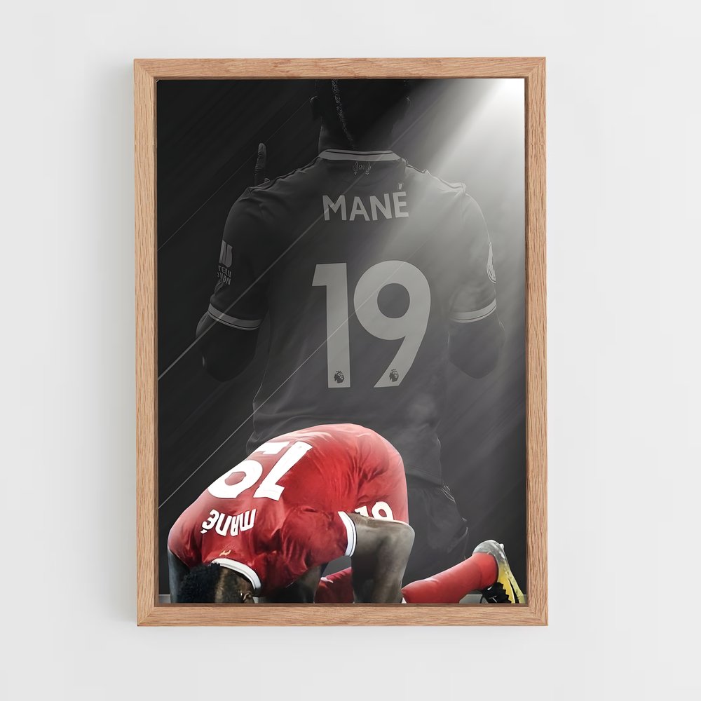 ap-sadio mane-13 cadre Bois clair