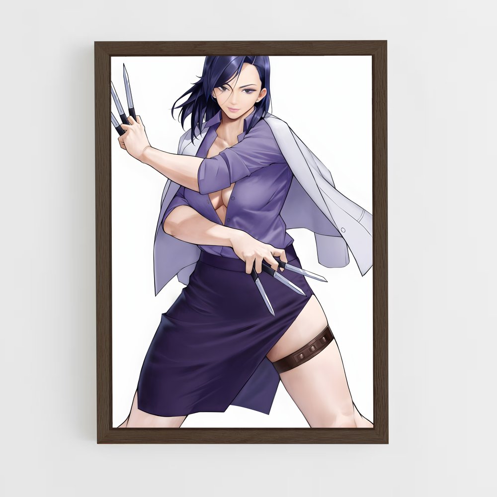 ap-saeko nogami-7 cadre Bois foncé