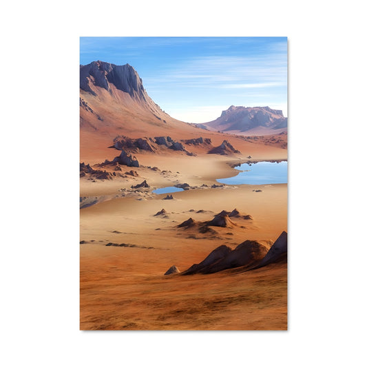 Poster Oasis Montagneuse