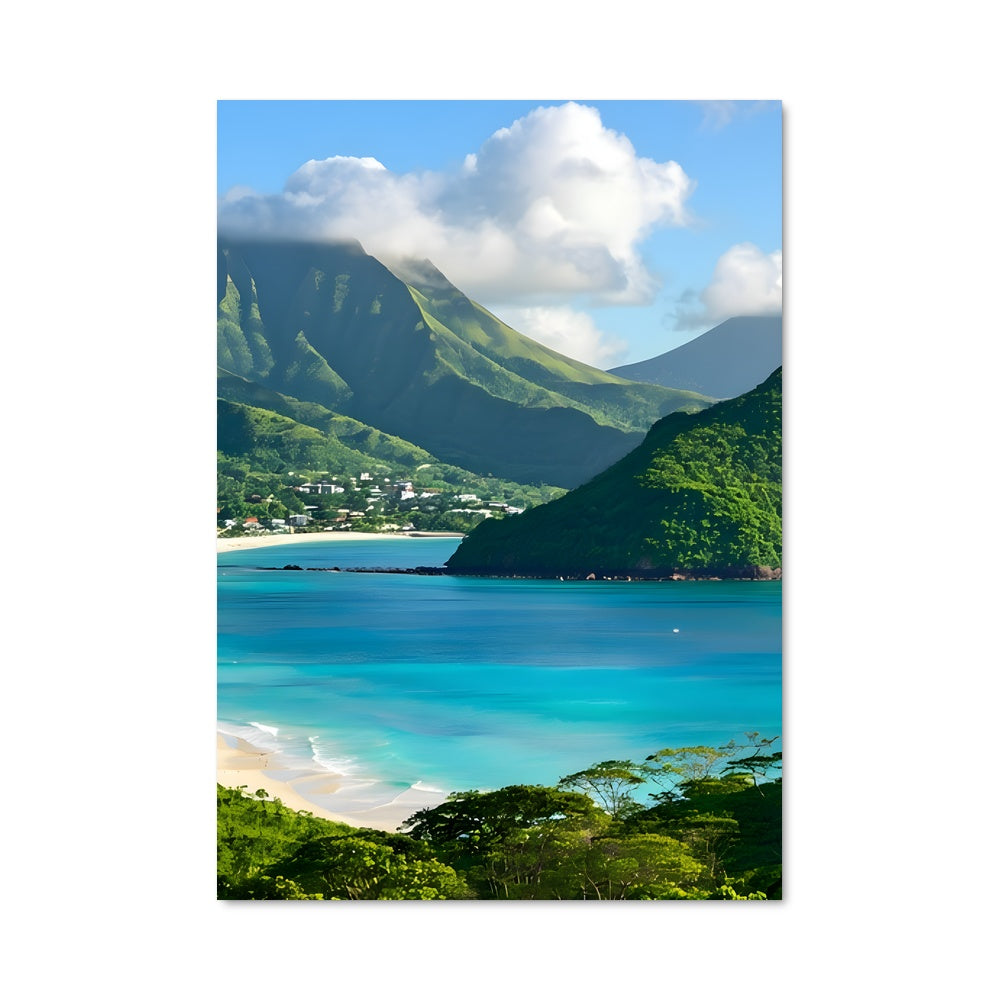 Poster Plage des Vins