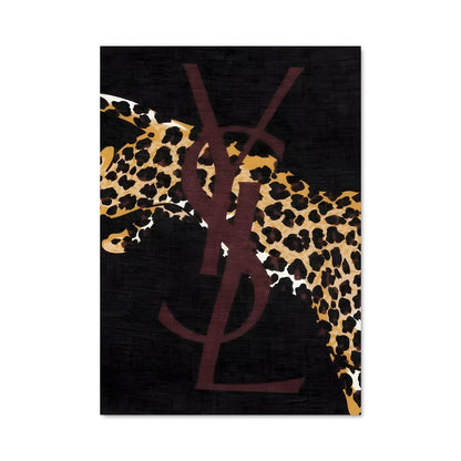 Poster Léopard de Luxe