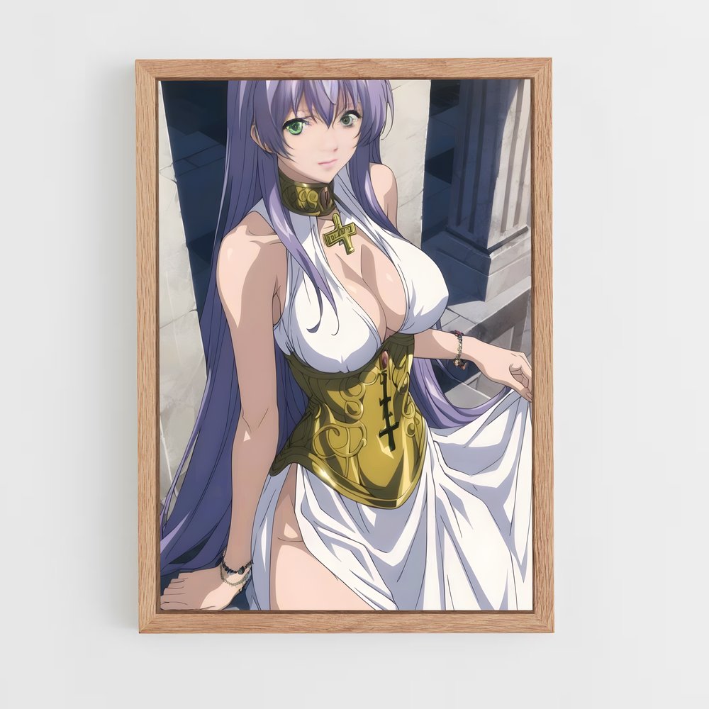 ap-saint seiya-1 cadre Bois clair