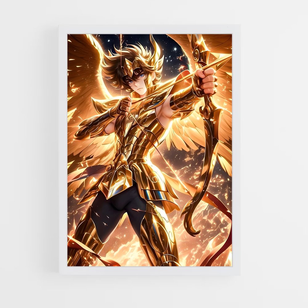 ap-saint seiya-10 cadre Blanc