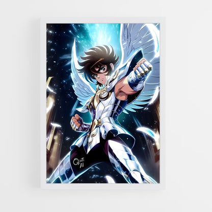 ap-saint seiya-4 cadre Blanc