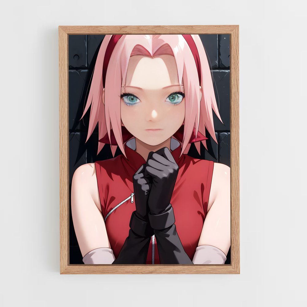 ap-sakura haruno-3 cadre Bois clair
