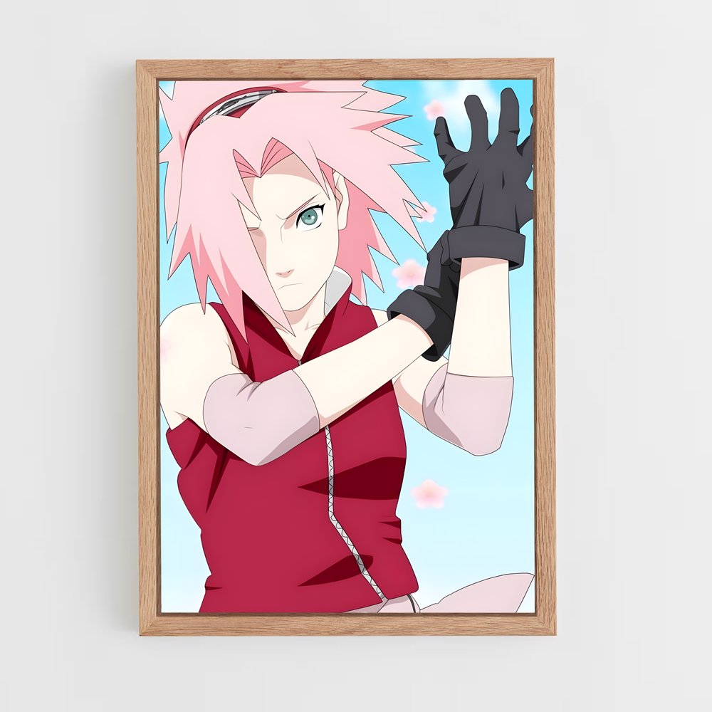 ap-sakura haruno-7 cadre Bois clair