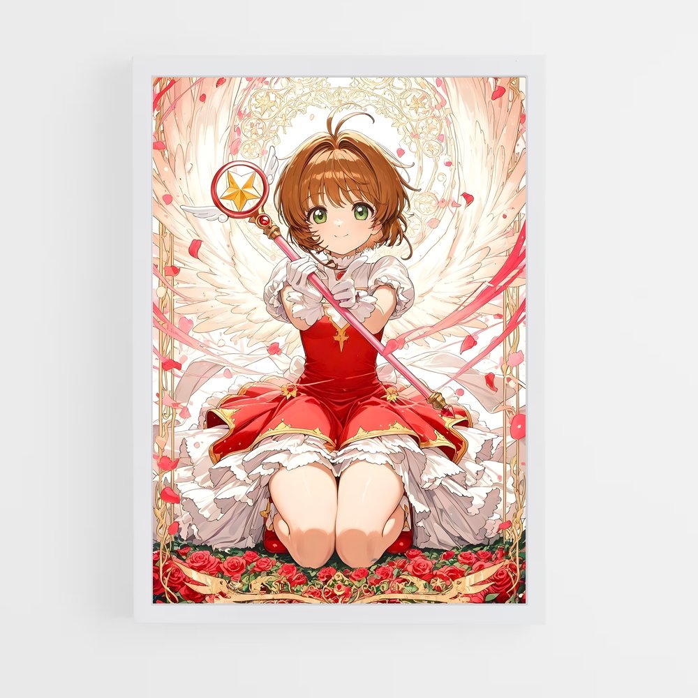 ap-sakura kinomoto-12 cadre Blanc