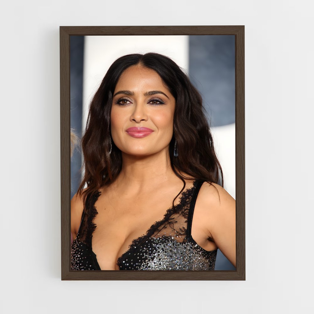 ap-salma hayek-6 cadre Bois foncé