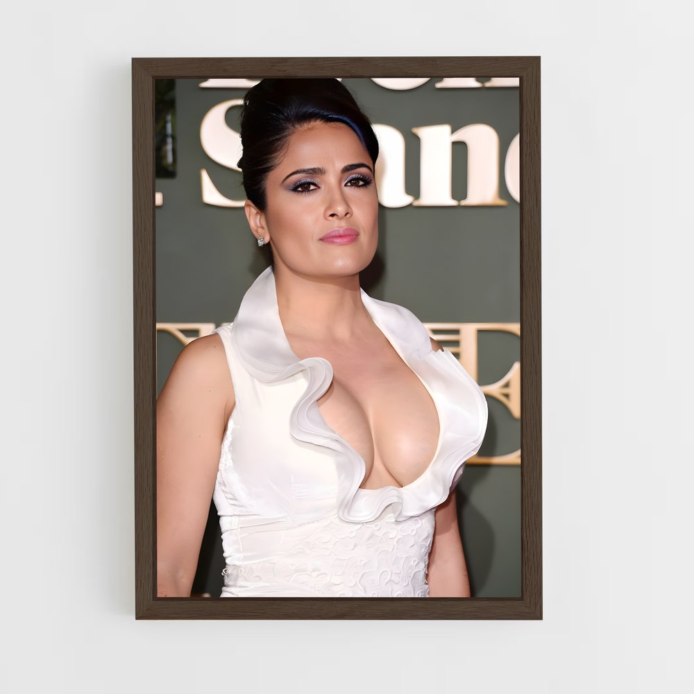 ap-salma hayek-9 cadre Bois foncé