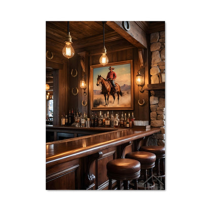 Poster Le Cow-boy du Saloon