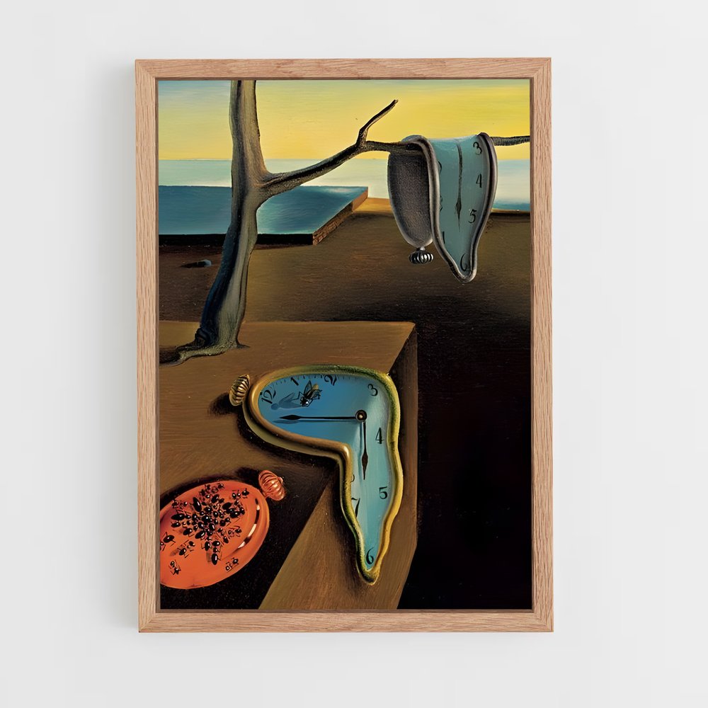 ap-salvador dali-1 cadre Bois clair