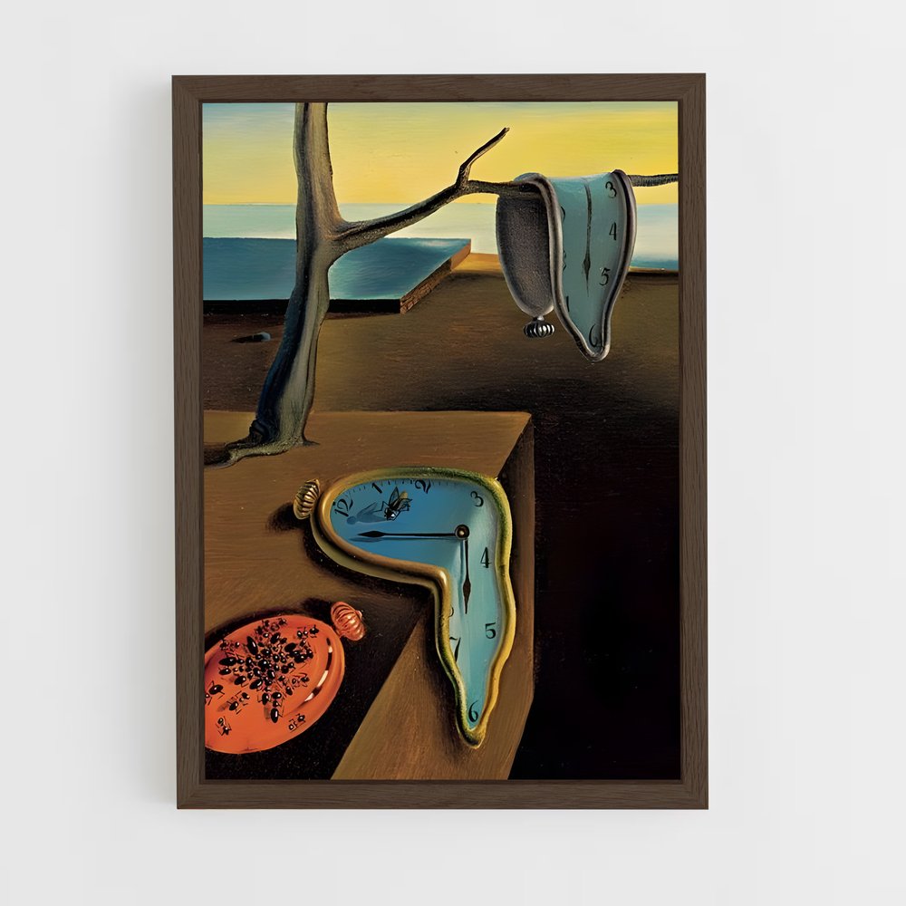 ap-salvador dali-1 cadre Bois foncé