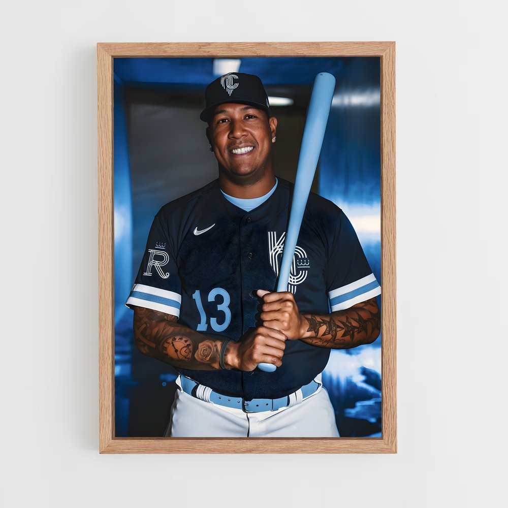 ap-salvador perez-1 cadre Bois clair