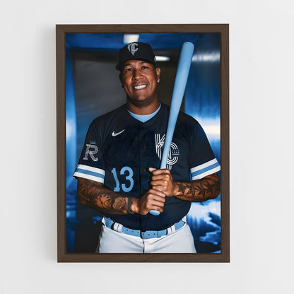 ap-salvador perez-1 cadre Bois foncé