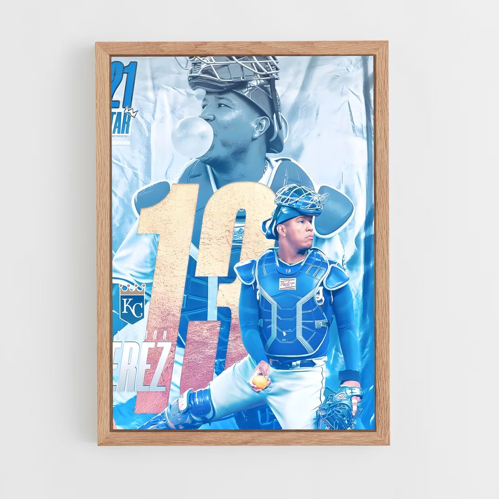 ap-salvador perez-8 cadre Bois clair