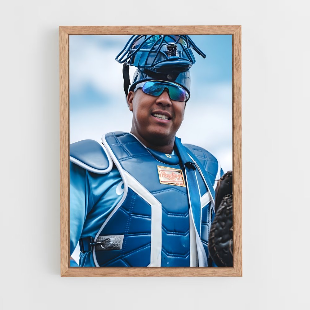 ap-salvador perez-9 cadre Bois clair