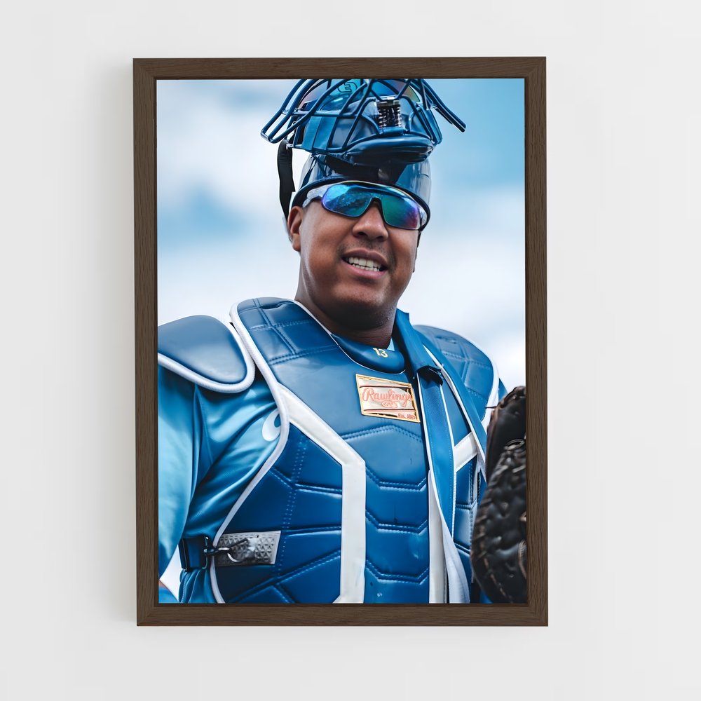 ap-salvador perez-9 cadre Bois foncé
