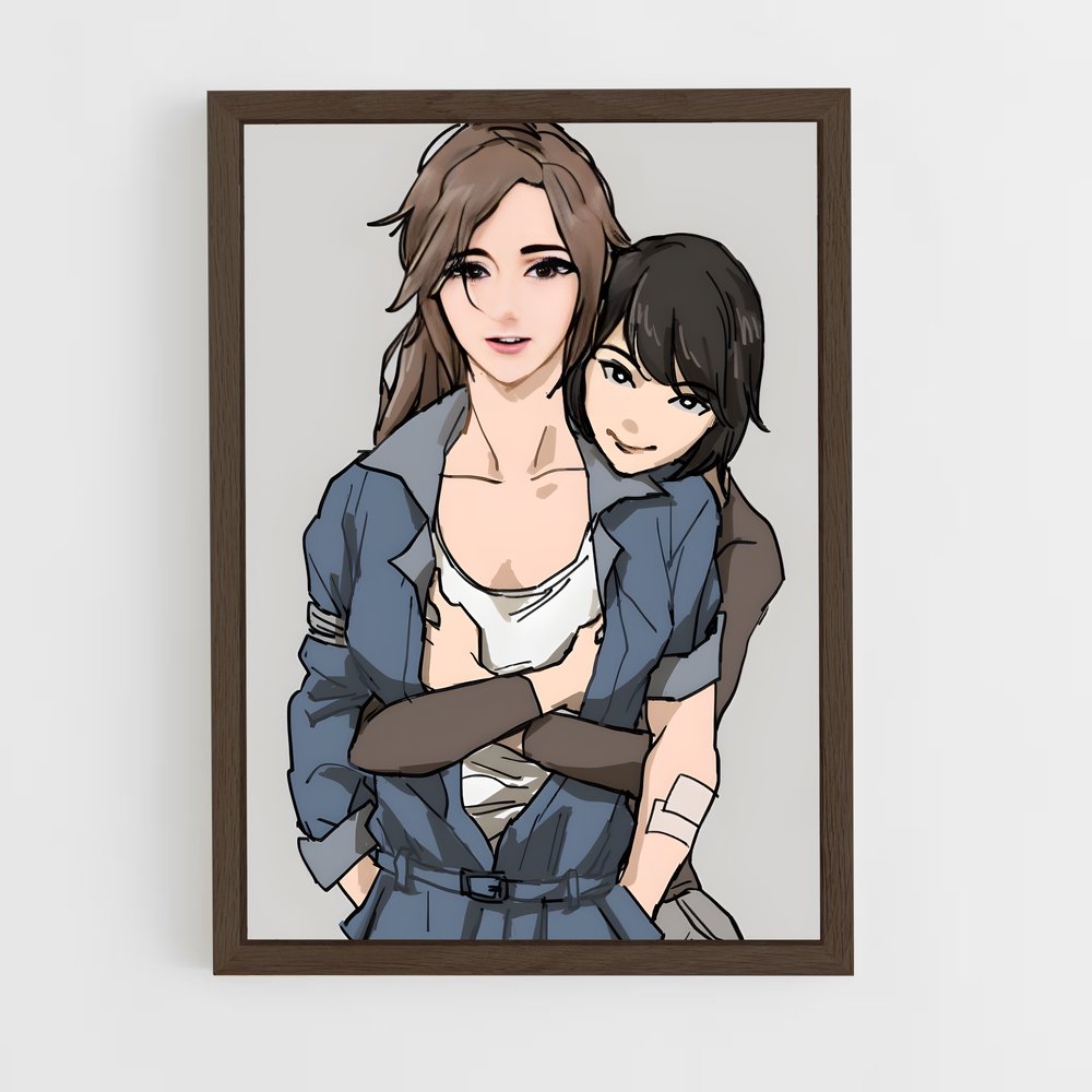 ap-sam nishimura-6 cadre Bois foncé