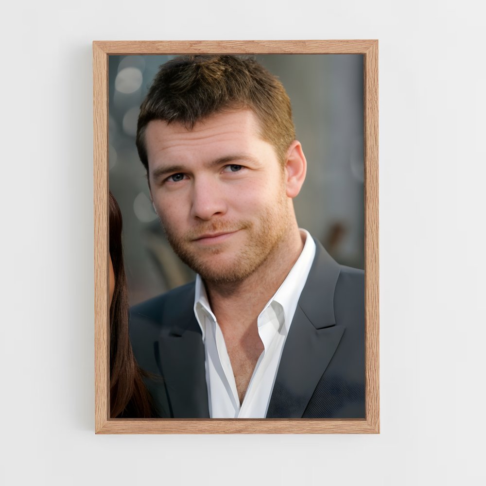 ap-sam worthington-1 cadre Bois clair
