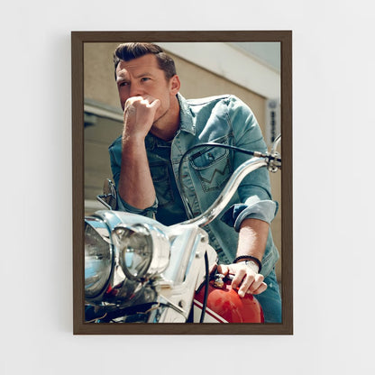 ap-sam worthington-4 cadre Bois foncé