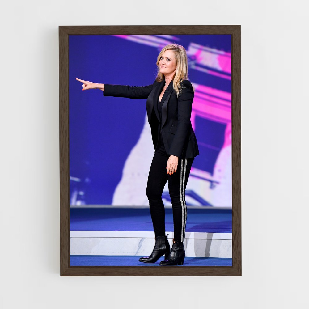 ap-samantha bee-1 cadre Bois foncé