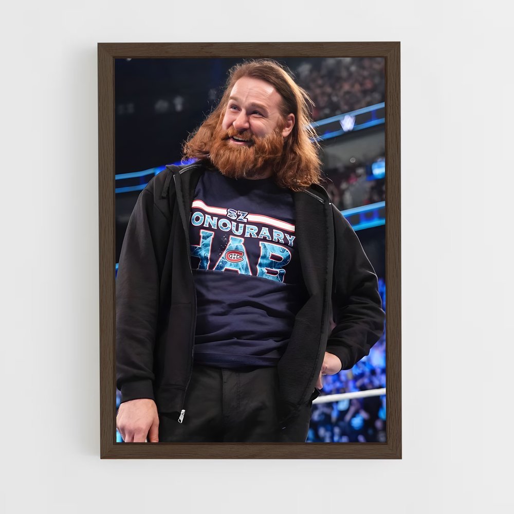 ap-sami zayn-4 cadre Bois foncé