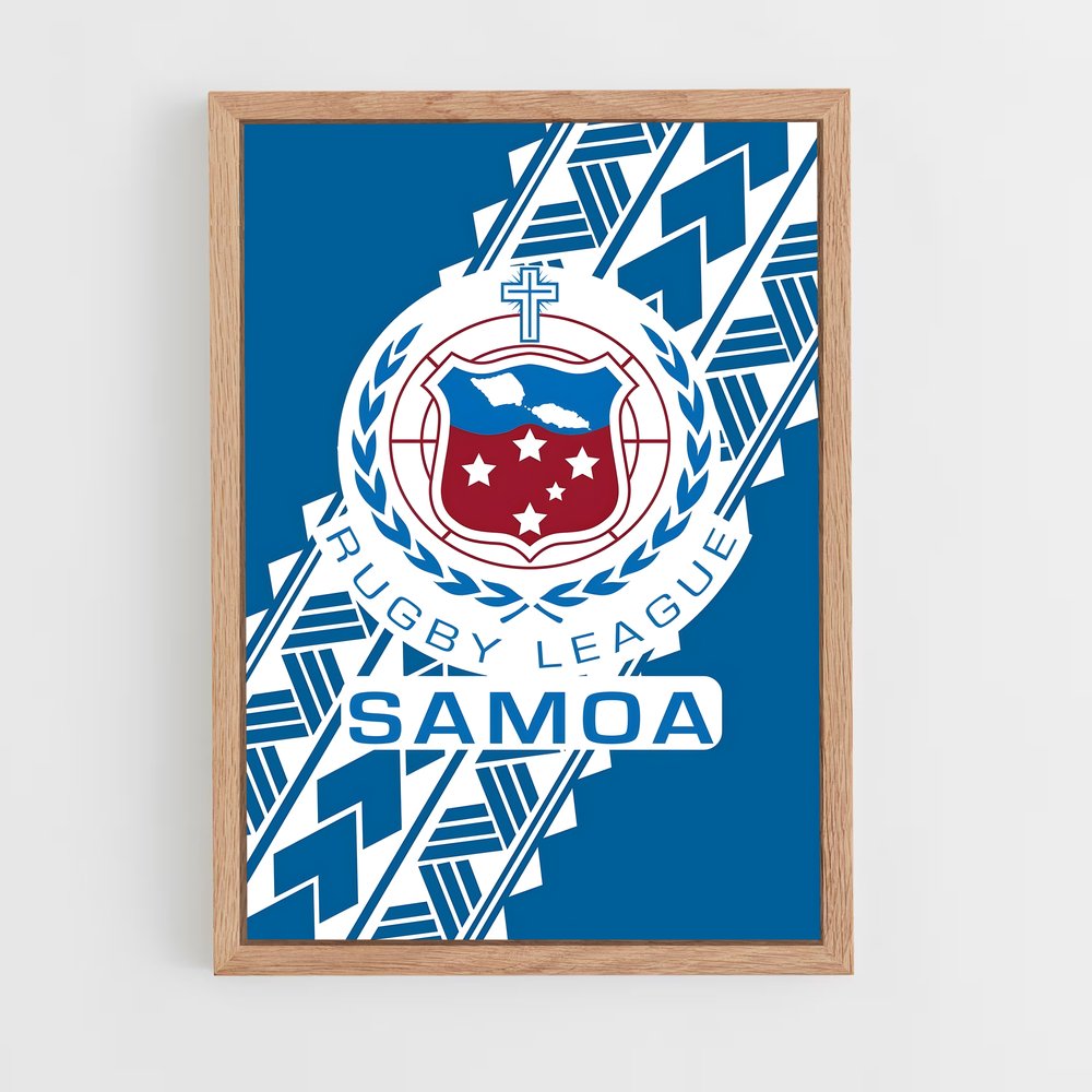 ap-samoa national rugby team-2 cadre Bois clair