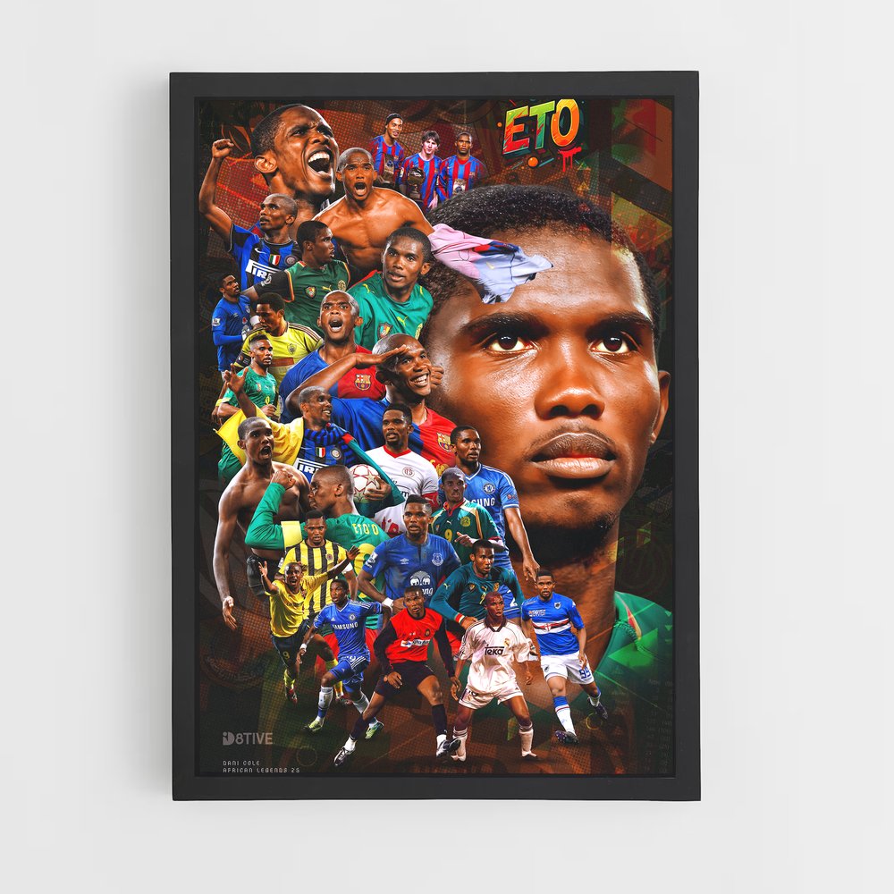 ap-samuel eto'o-3 cadre Noir