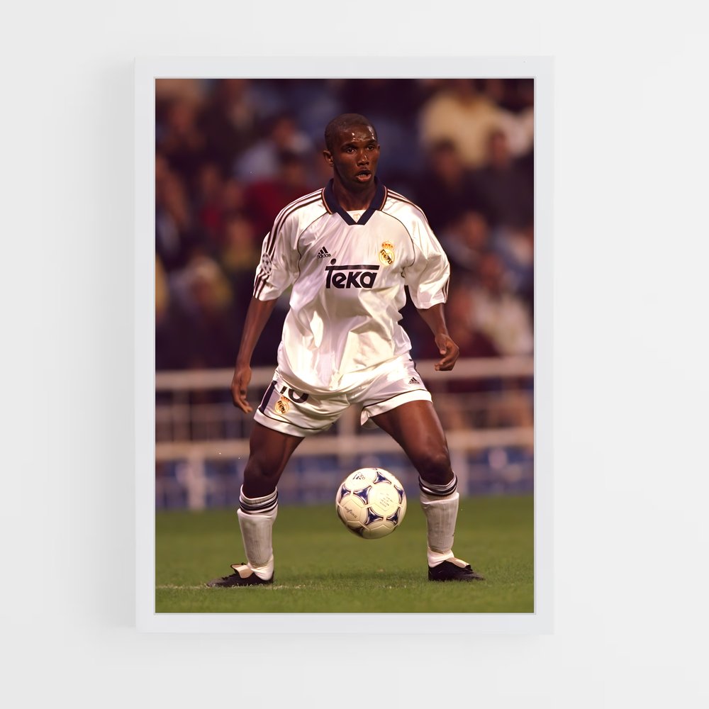 ap-samuel eto'o-4 cadre Blanc
