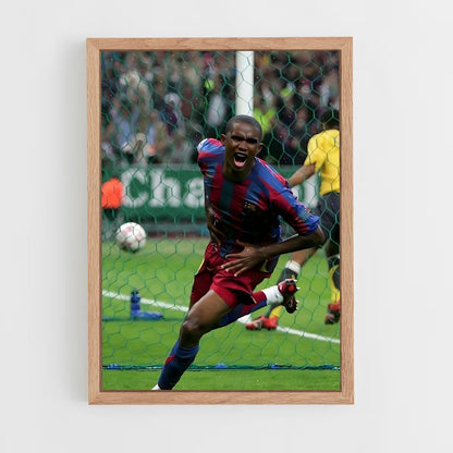 ap-samuel eto'o-5 cadre Bois clair