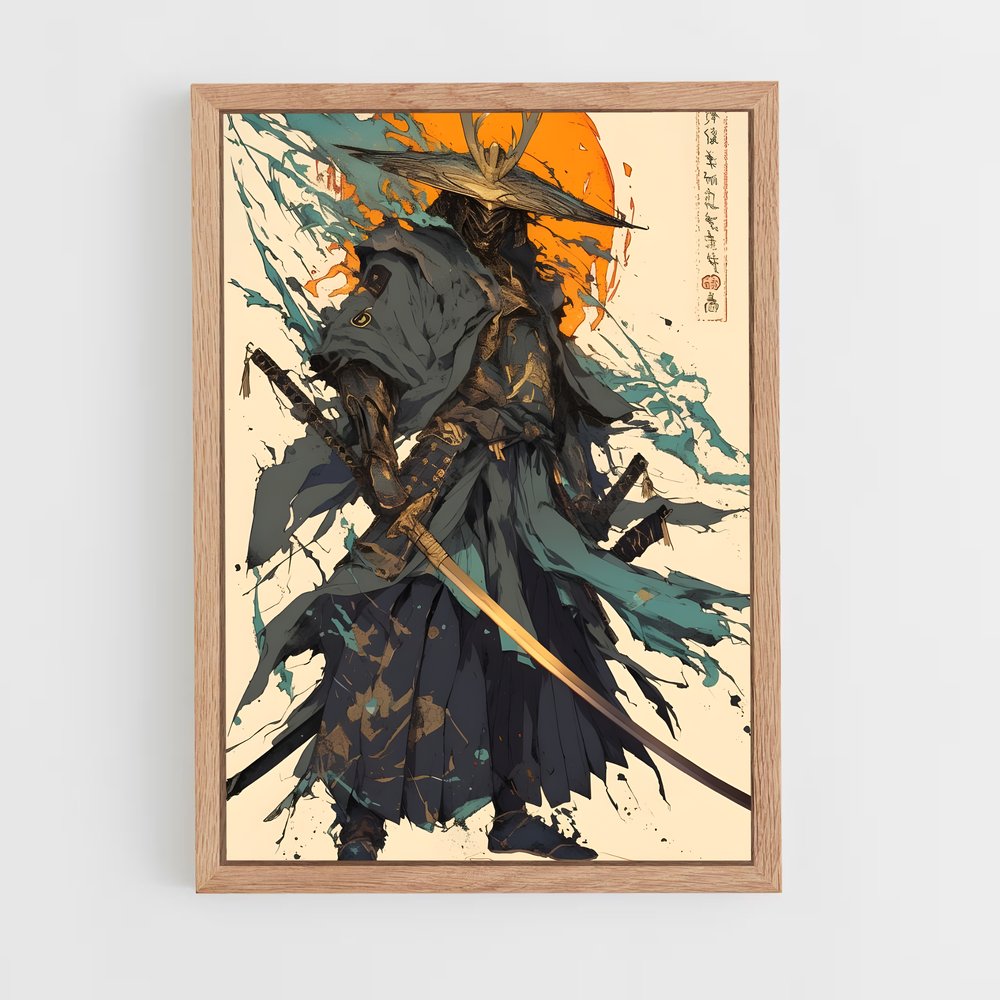 ap-samurai spirits-1 cadre Bois clair