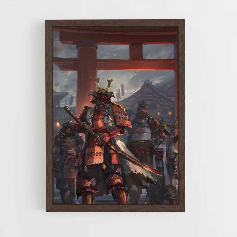 ap-samurai spirits-13 cadre Bois foncé