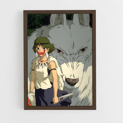 ap-san-2 cadre Bois foncé