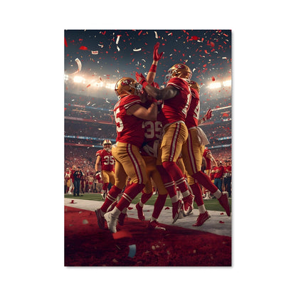 Poster Victoire 49ers