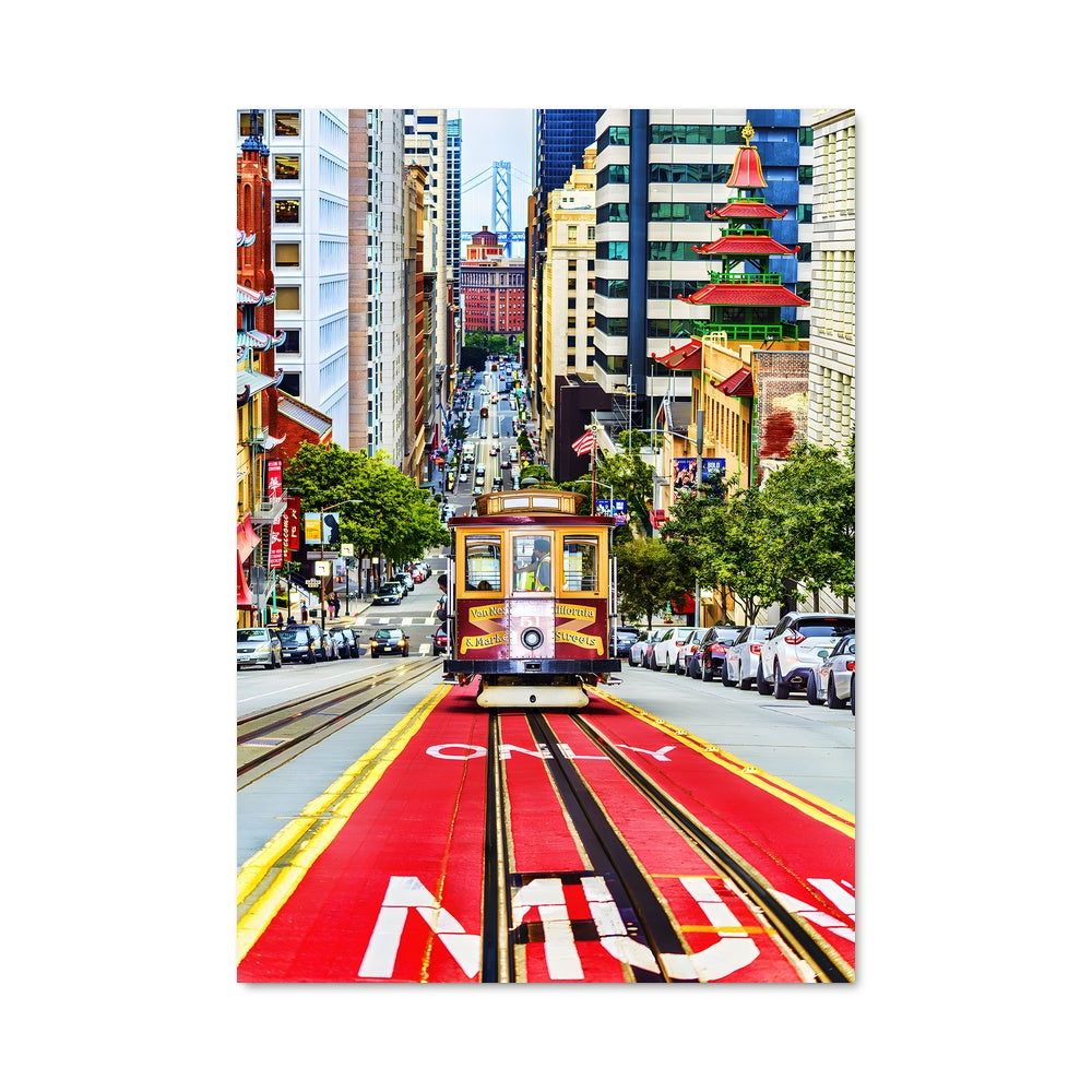 Poster San francisco cable car 81736
