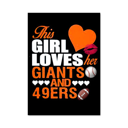 Poster Giants & Tigers Love