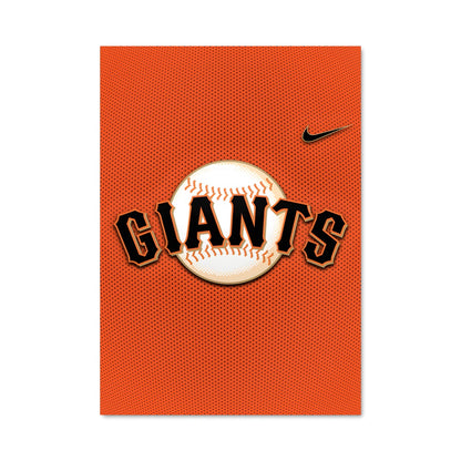 Poster Giants en Orange