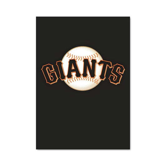Poster Giants de San Francisco