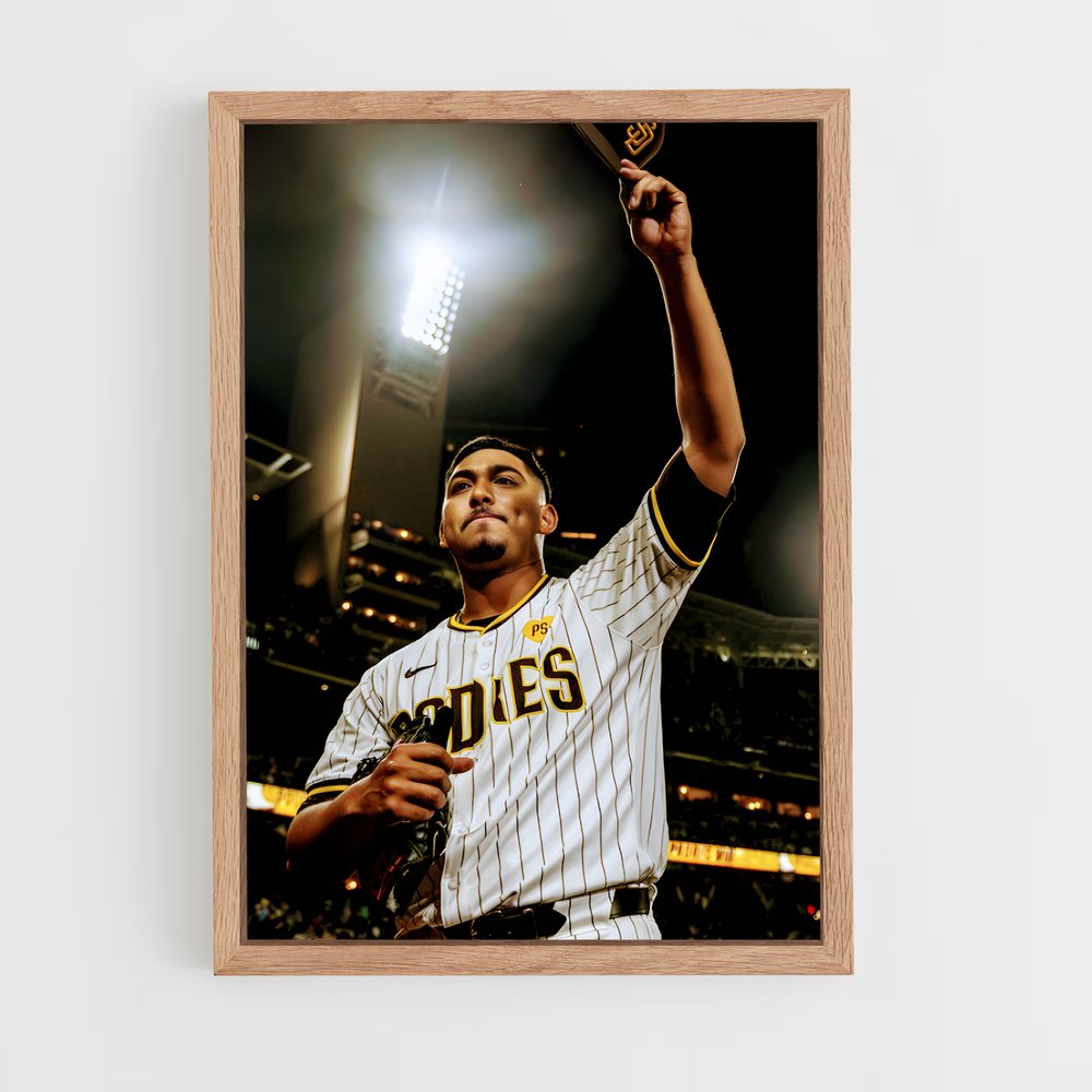 ap-san diego padres-10 cadre Bois clair