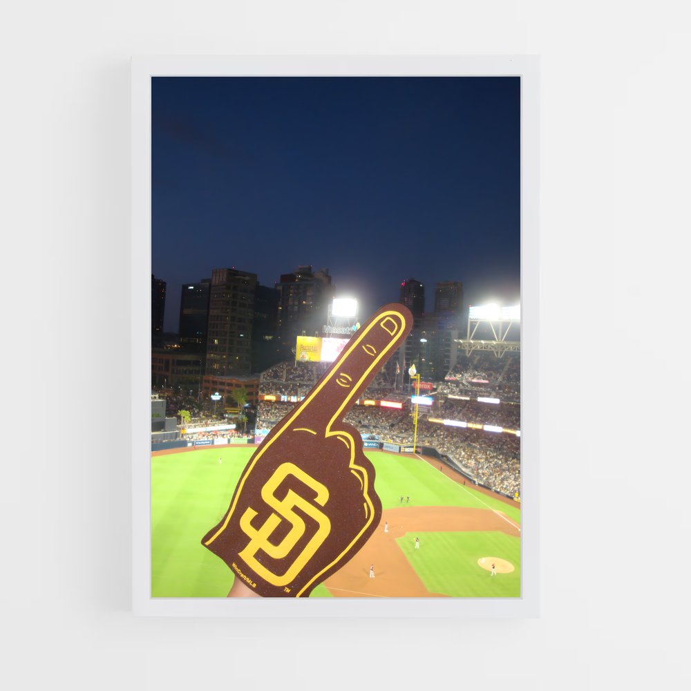ap-san diego padres-3 cadre Blanc