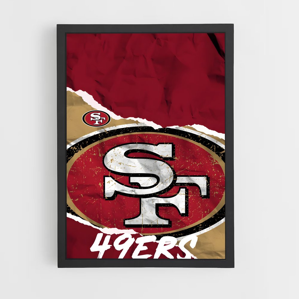 ap-san francisco 49ers-5 cadre Noir