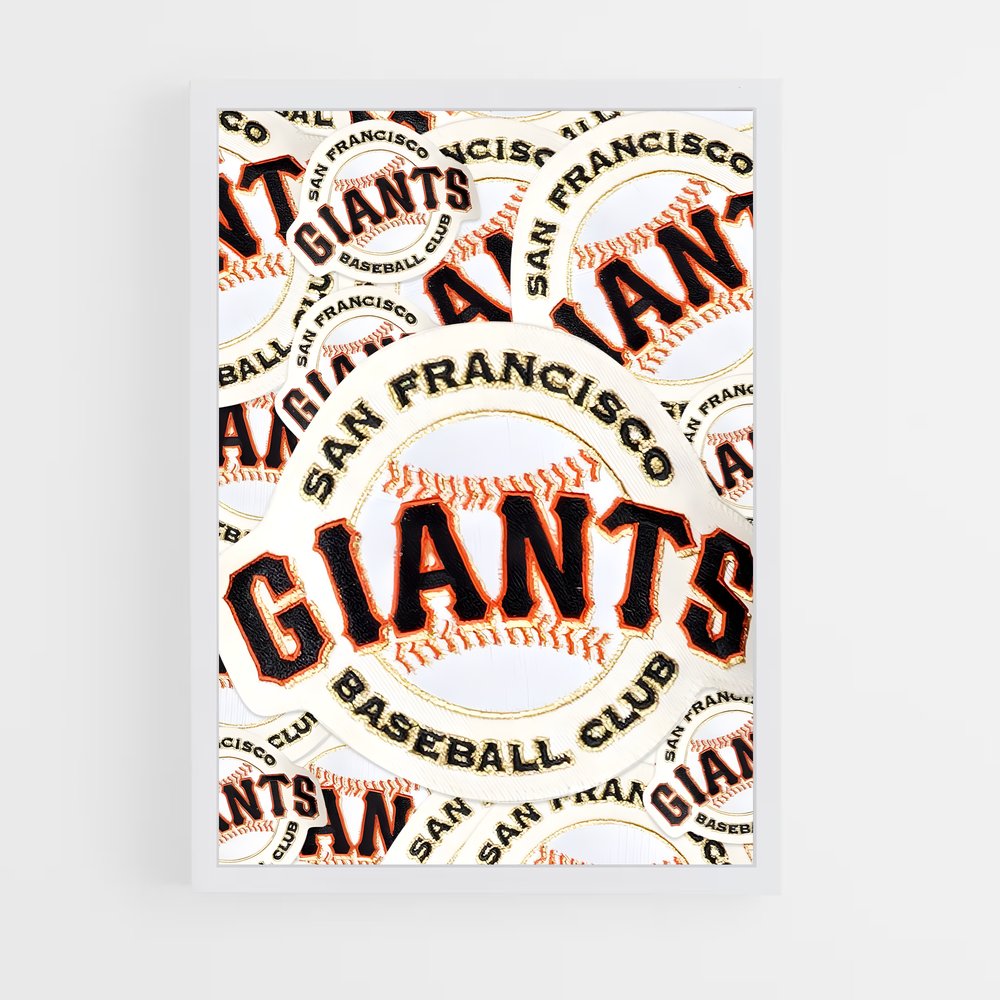 ap-san francisco giants-3 cadre Blanc