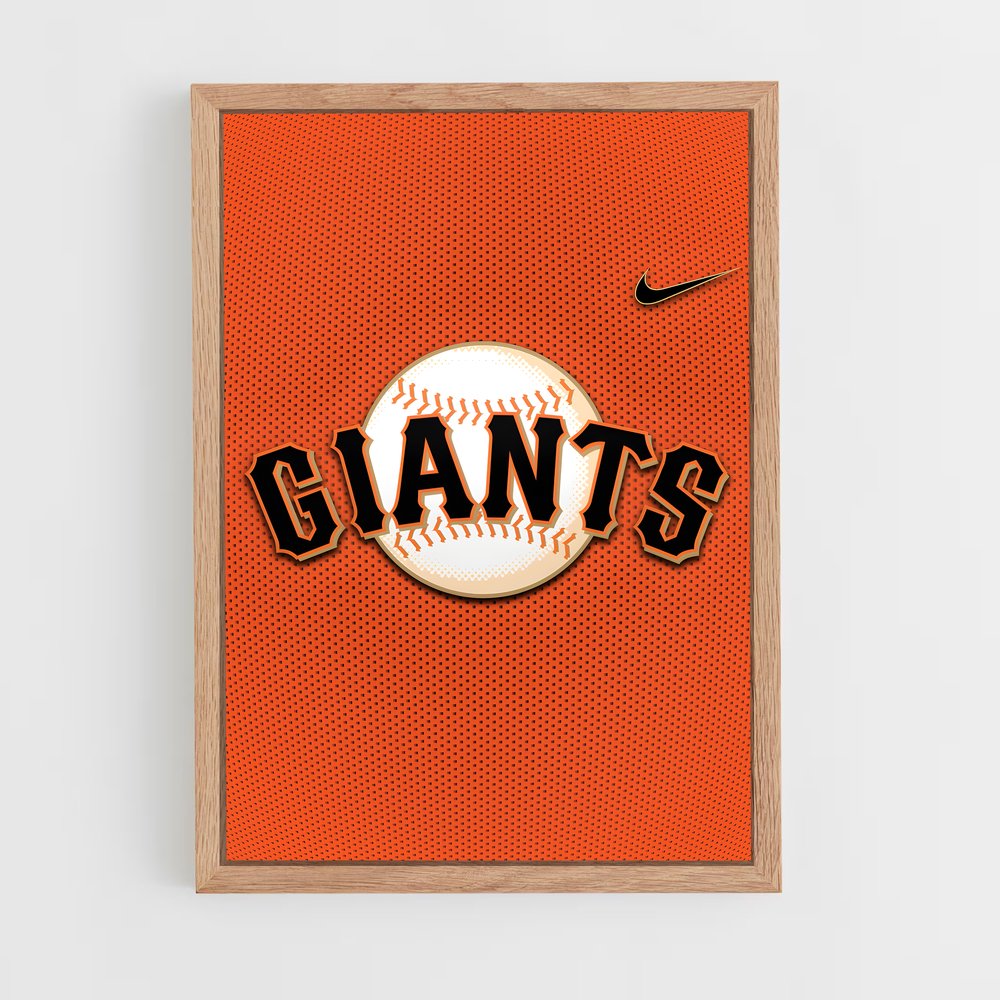 ap-san francisco giants-7 cadre Bois clair