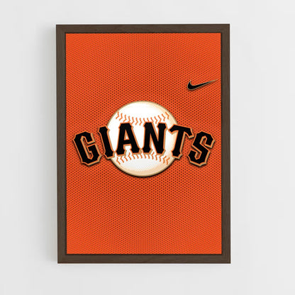 ap-san francisco giants-7 cadre Bois foncé