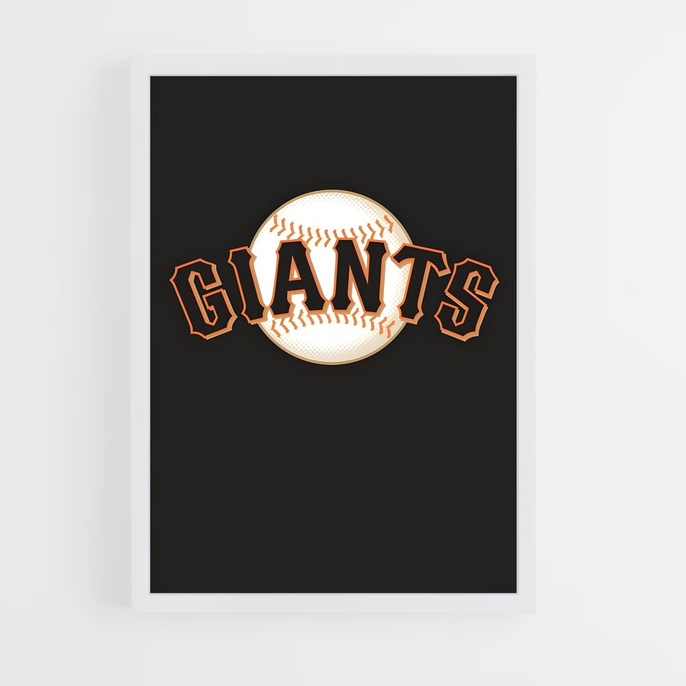 ap-san francisco giants-8 cadre Blanc