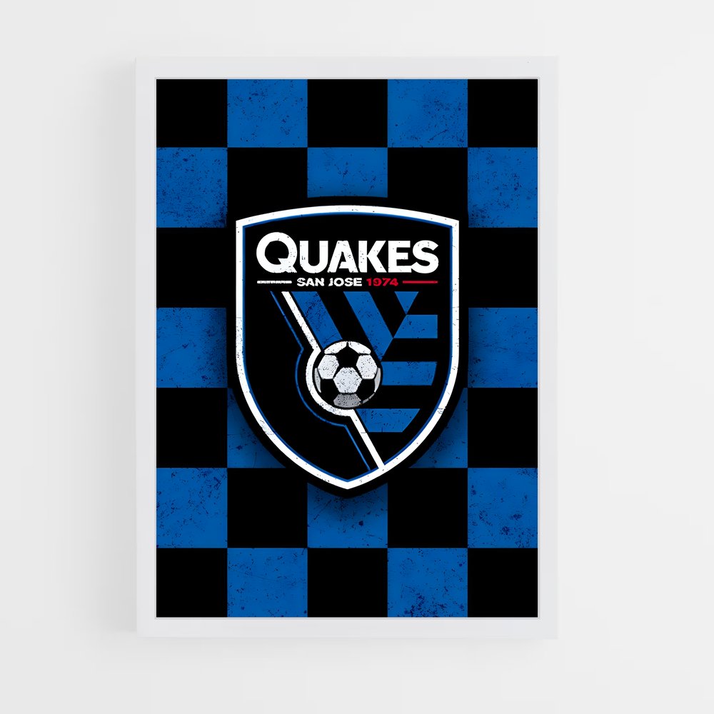 ap-san jose earthquakes-3 cadre Blanc
